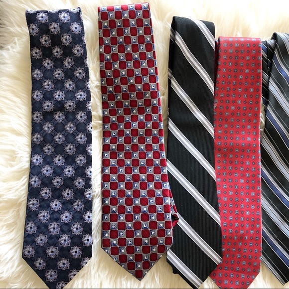 Bundle of 9 Men’s Silk/Polyester Ties - Picture 2 of 7